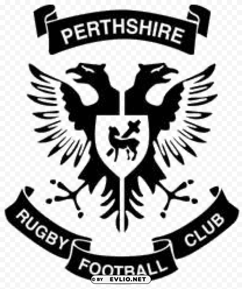 perthshire rfc rugby logo Isolated Element with Transparent PNG Background