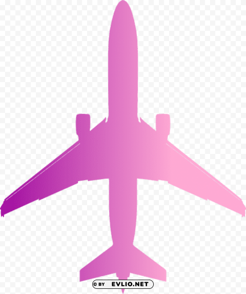 Plane Silhouette Isolated Element On HighQuality Transparent PNG