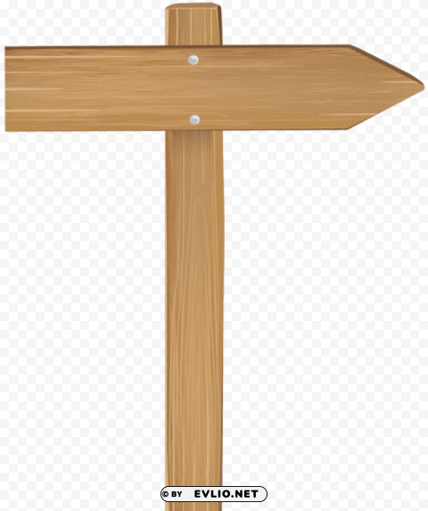 wooden arrow sign Transparent image
