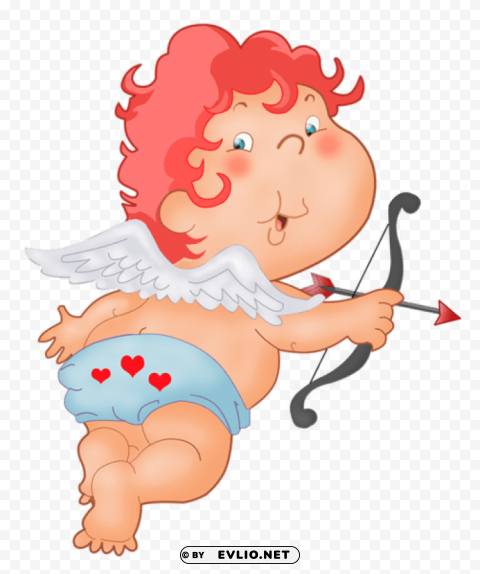 Cute Cupid Isolated Graphic In Transparent PNG Format