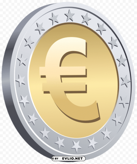 euro cent Transparent Cutout PNG Graphic Isolation