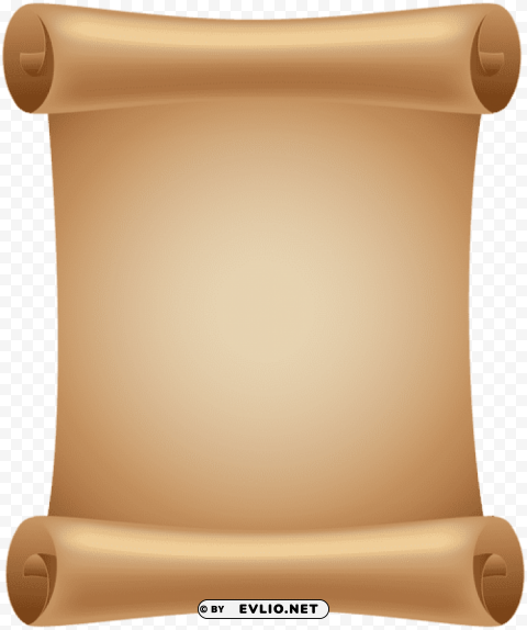 scroll Isolated PNG Object with Clear Background