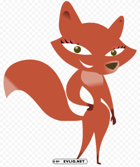 skunk fu fox Transparent PNG Isolated Artwork clipart png photo - 1ed73fd7