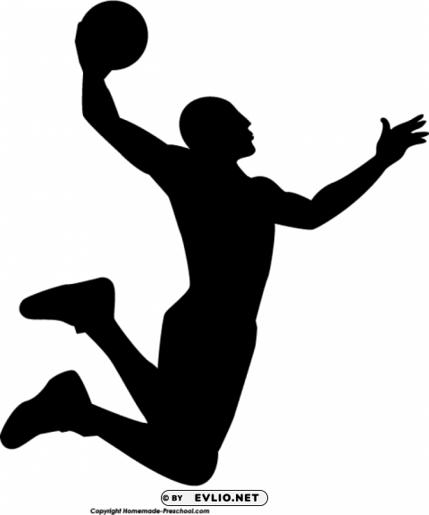 PNG image of basketball dunk Clear Background PNG with Isolation with a clear background - Image ID 4d3ba8aa