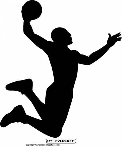 Basketball Dunk Clear Background PNG With Isolation