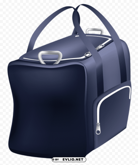 blue travel bag PNG clipart with transparency clipart png photo - e1171841