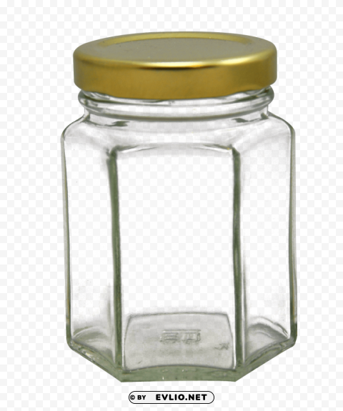 glass jar PNG Image with Isolated Artwork