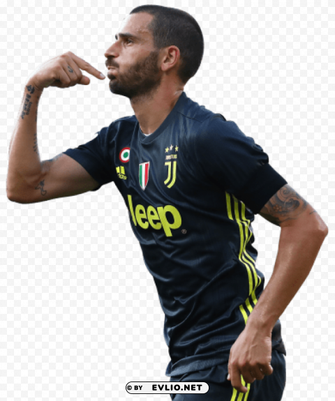 Leonardo Bonucci Transparent Background PNG Object Isolation