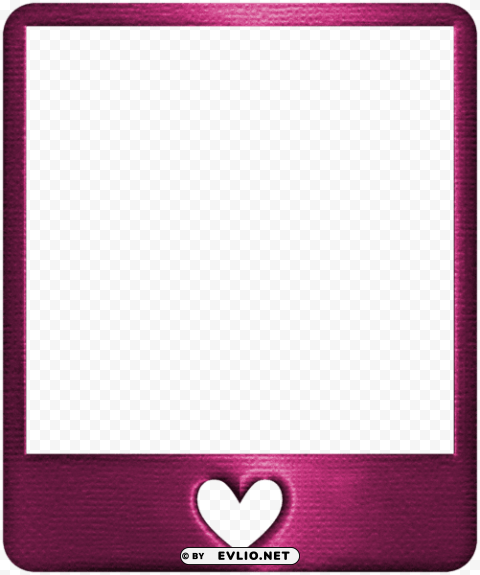 metallic style transparent pink frame PNG files with clear backdrop assortment