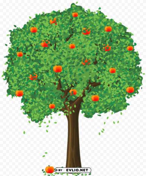 painted apple tree PNG images with no royalties