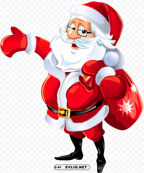 santa claus Isolated Subject in Transparent PNG