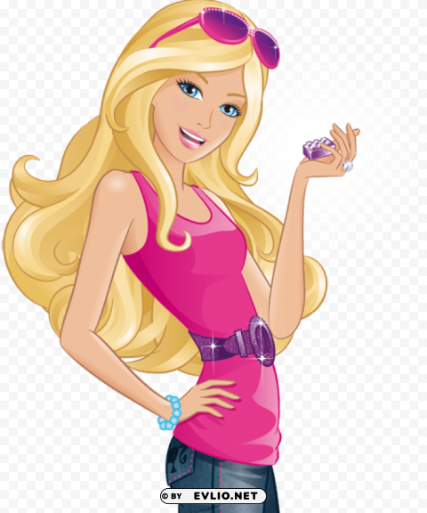 barbie PNG files with no background assortment