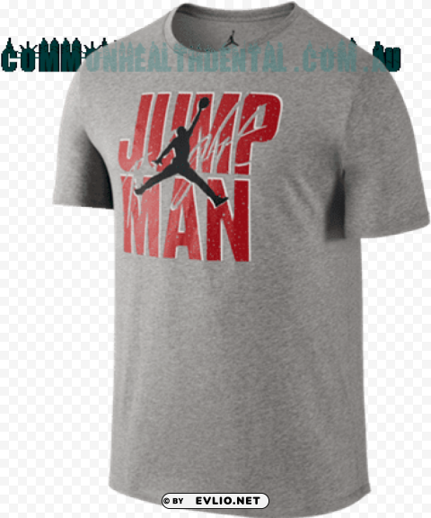 boys youth air jordan crew neck tee m grey jumpman PNG images with no background assortment