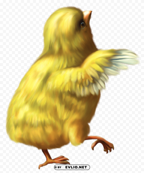 easter deco chickenpicture Transparent Background PNG Isolated Art