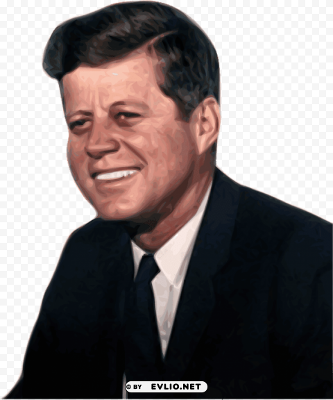 john f kennedy sideview portrait PNG images with alpha transparency free