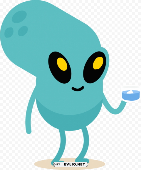 alien PNG Image Isolated with High Clarity