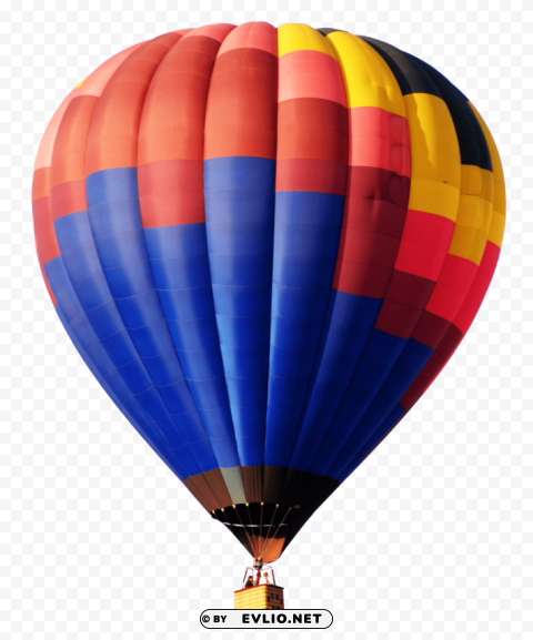 Hot Air Balloon ClearCut Background PNG Isolated Subject