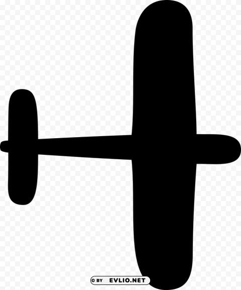 simple airplane art PNG Graphic Isolated on Transparent Background