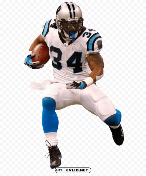 american football player PNG with Clear Isolation on Transparent Background