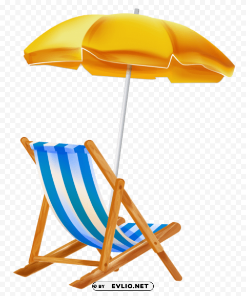 beach umbrella with chair clipar PNG images with transparent canvas assortment