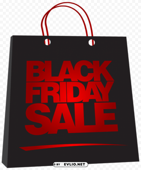 black bag black friday sale HD transparent PNG