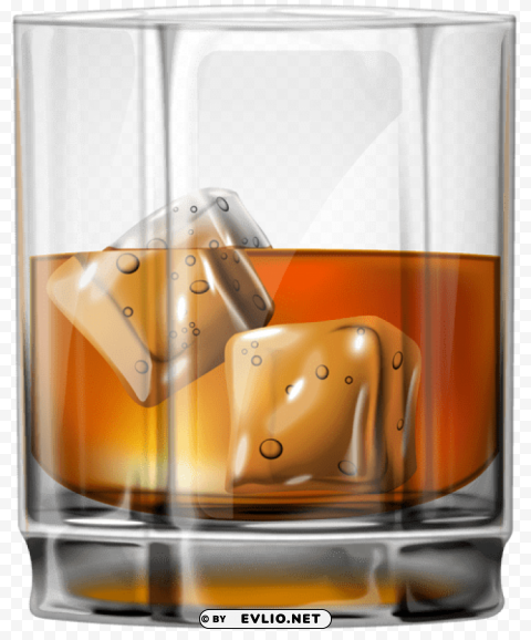 glass of whiskey Transparent picture PNG