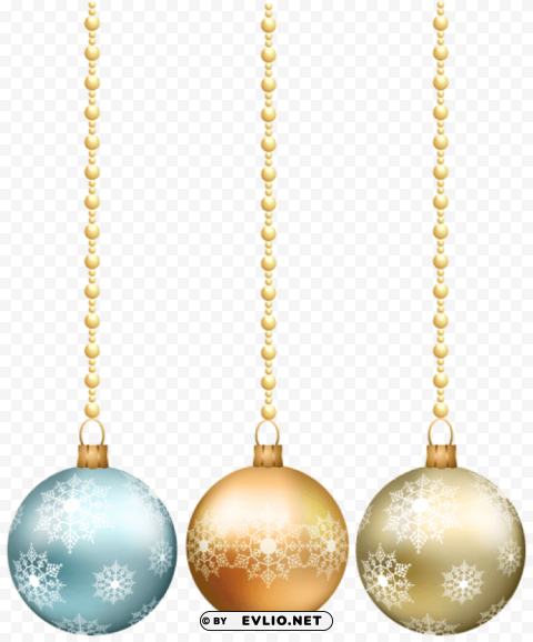 hanging christmas balls HighQuality Transparent PNG Isolation