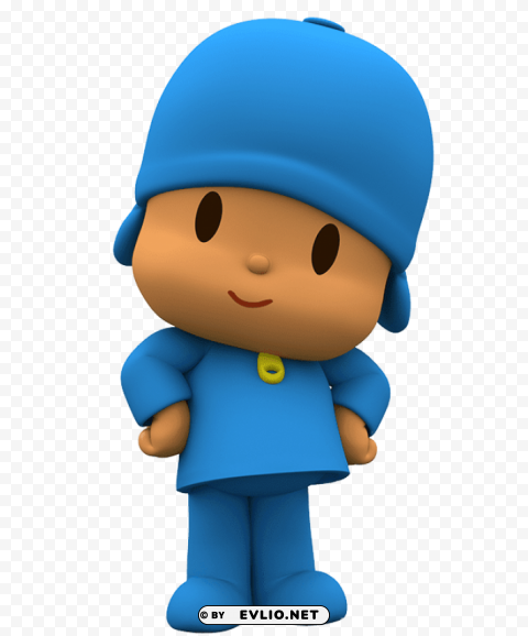 pocoyo posing Clear PNG image clipart png photo - f7cfedee