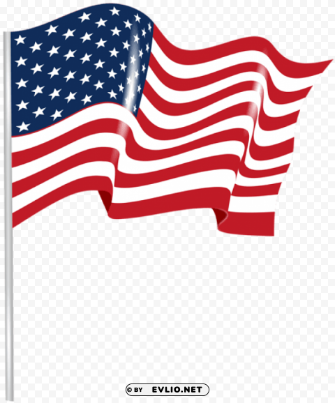 us waving flag transparent PNG images with alpha transparency free