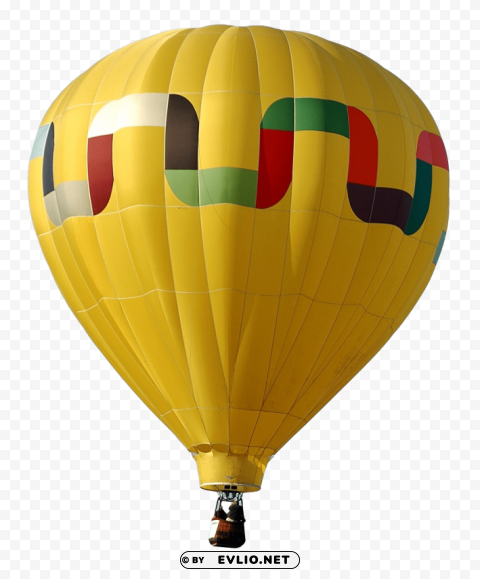 Air Balloon Clear Background Isolated PNG Graphic
