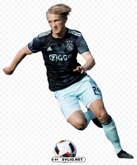 Kasper Dolberg Isolated Graphic On Clear PNG