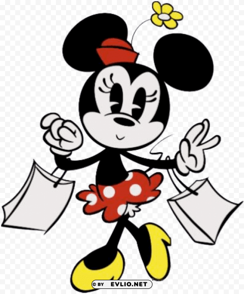 minnie mouse shopping gif PNG Graphic with Clear Isolation PNG transparent with Clear Background ID bc8e2023