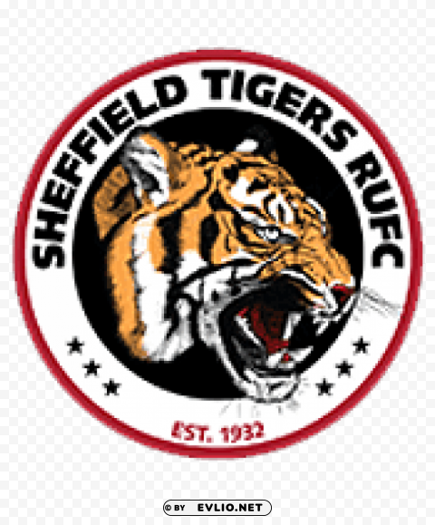 Sheffield Tigers Rugby Logo PNG Image With Isolated Subject