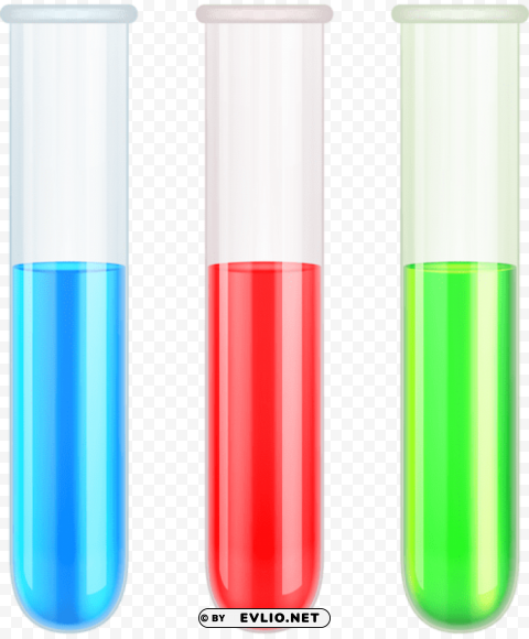 school test tubes PNG Image Isolated with Clear Background