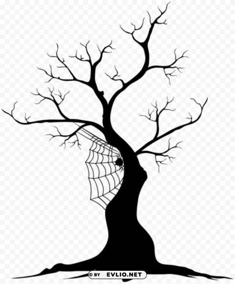 Halloween Tree Isolated Icon On Transparent PNG