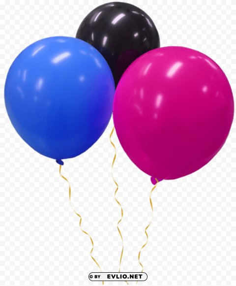  Three Balloons PNG Images With Transparent Elements