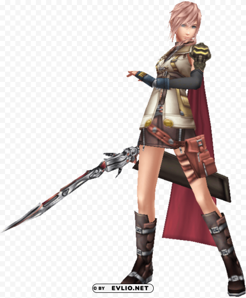 dissidia 012 final fantasy lightning PNG files with clear background