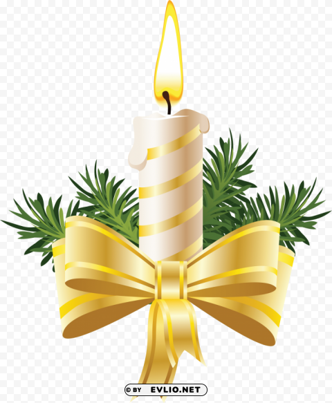 Christmas Candles Free PNG Transparent Images