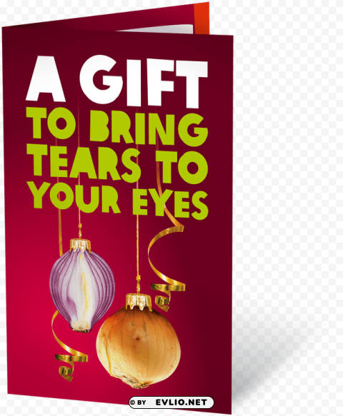 christmas onions click here to enlarge - book cover PNG Image Isolated with Clear Transparency