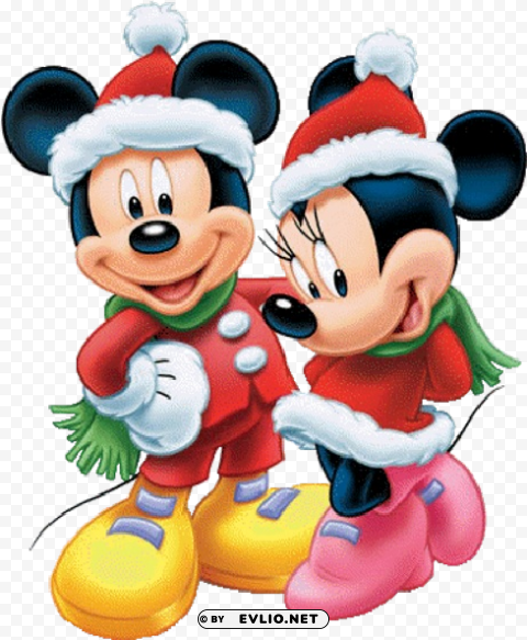 mickey mouse clubhouse clipart 2 image - disney characters at christmas Isolated Subject with Transparent PNG PNG transparent with Clear Background ID 70a8c8ca