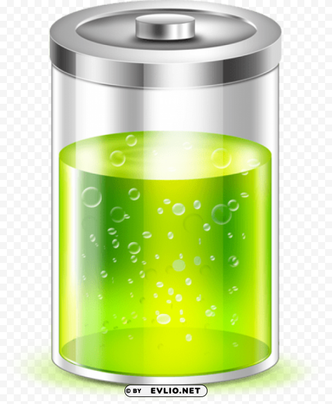 battery Clear Background Isolated PNG Icon