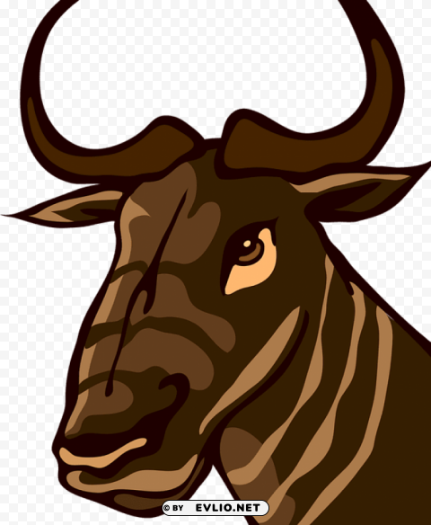 gnu cartoon Transparent PNG Isolated Design Element