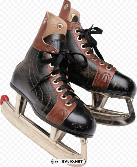 ice skates Isolated Element in Clear Transparent PNG