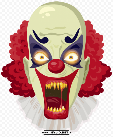 scary clown Isolated Item on HighResolution Transparent PNG