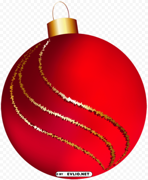 transparent christmas large red ornament Clear background PNG images comprehensive package