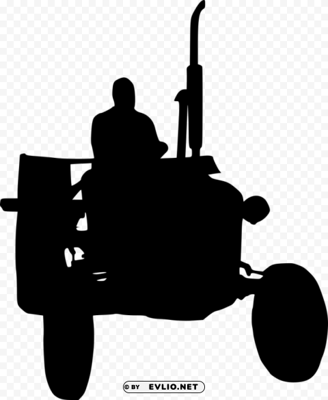 Tractor Silhouette PNG images with alpha transparency bulk