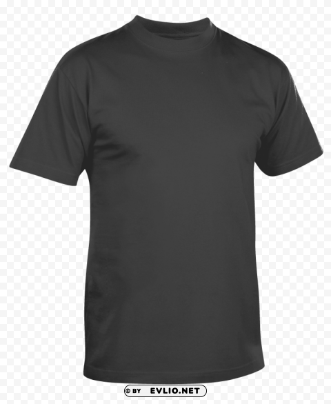 black t-shirt PNG graphics with alpha transparency broad collection