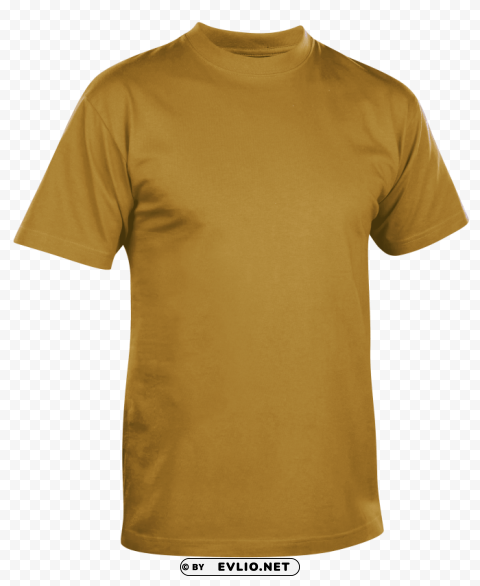 Brown T-shirt PNG For Web Design