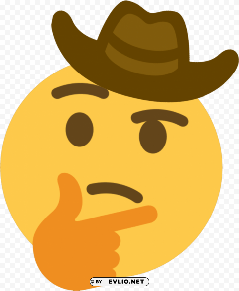 cowboy emojis for discord Isolated Graphic on HighQuality PNG