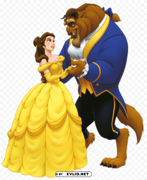 beauty and the beast animation Isolated Icon on Transparent PNG clipart png photo - 64ebb2f4